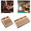 Wood Leather Craft Tool Stand Handicraft Holder Accessory Professional for Home Use Storage