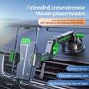 Extended-Length Off-Road Truck Phone Holder Windshield Dashboard Mount with Large Suction Cup Car Phone Holder Navigation Mount