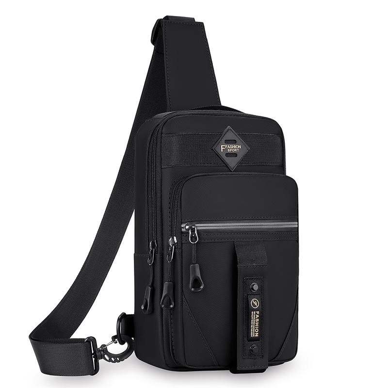 High Quality Men's Crossbody Bag Fashion Casual Waist Packs Male Chest Handbag Bolsa
