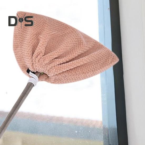 Copertura in Panno per Scopa Resistente all'Usura Alto Assorbimento d'Acqua Chiusura con Coulisse Snap-Fit Panno per Scopa per Pulizia Capelli