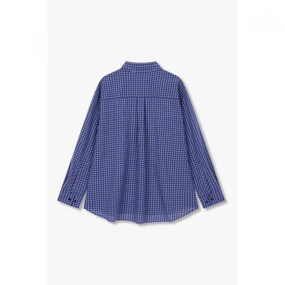 Studio Tomboy Oversized Small Check Shirt 9176221987