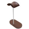 Walnut Headphone Stand Headset Holder with Aluminum Alloy Supporting Bar Wood Base for Gaming Headphones Display