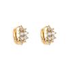 2024 Trendy Cross Inlaid Diamond Earrings: Stylish High-End Ear Studs & Hoops