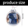 Festival Mini Book Shape Christmas Ornament Feature Holiday Carols Portable Shatters Proof Design For Indoor Decorations
