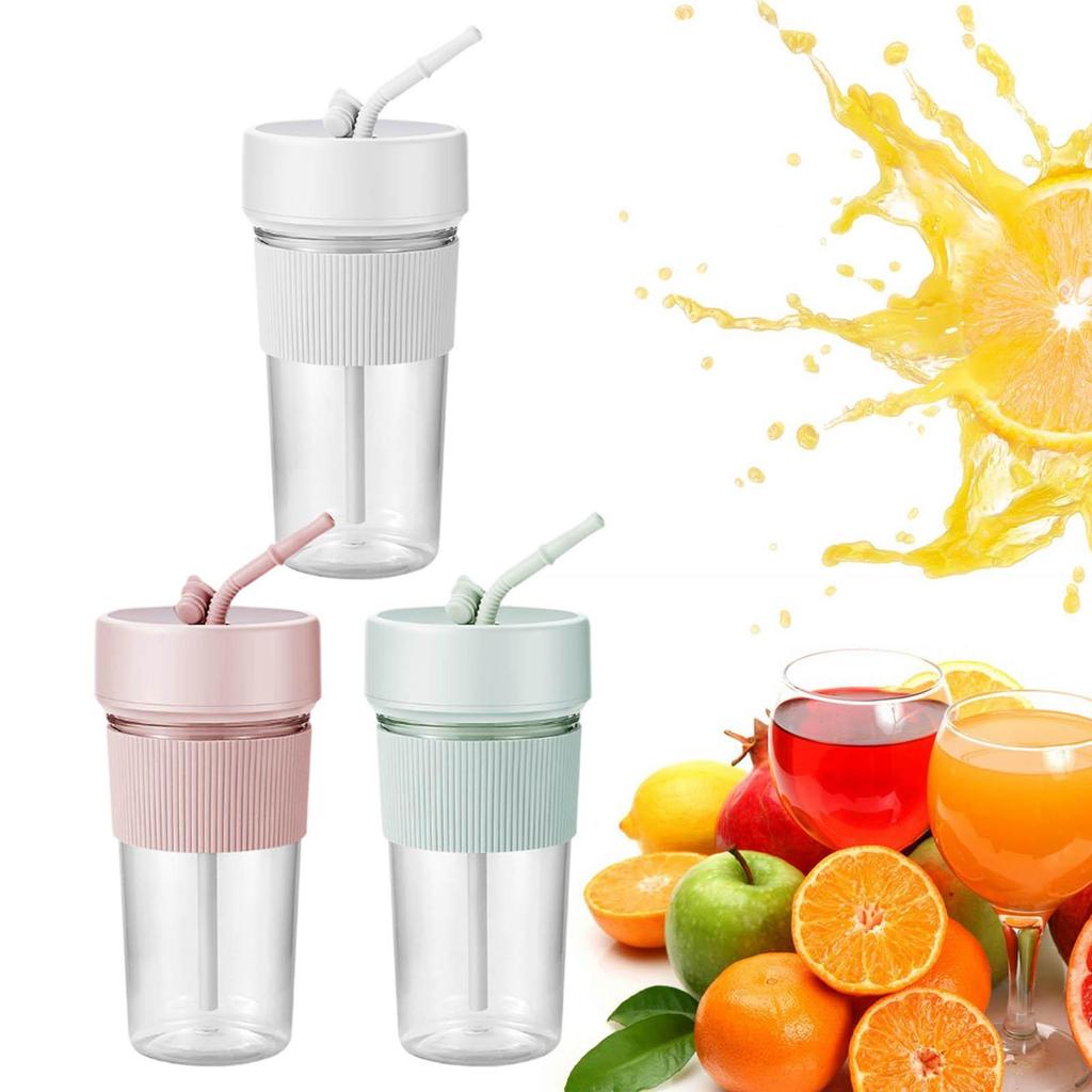 Juicer Blender Cup Compact High Speed for Shakes and Smoothies Electric Juice Cup for Sports Travel Office Outdoor Indoor Home