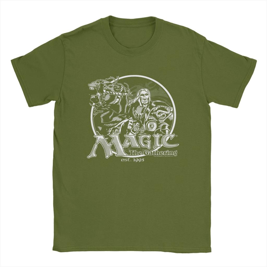 Games Gathering MTG Pánske tričko Retro Logo Vtipné bavlnené tričká Okrúhly výstrih Krátky rukáv Tričko Nadrozmerné merch