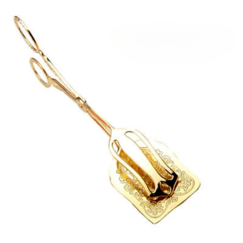 Zinc Alloy Metal Spoon Salad Clip Exquisite Party Self-Service Clip Tray Cake Birthday Party Tableware Clip Multifunctional