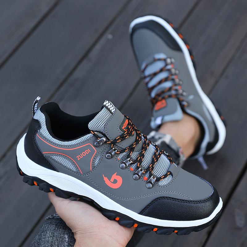 Fashion Men's Hiking Shoes 2025 New Fashion Lightweight Sports Casual Shoes, Outdoor Comfortable Anti Slip Wear-resistant Hiking Shoes
