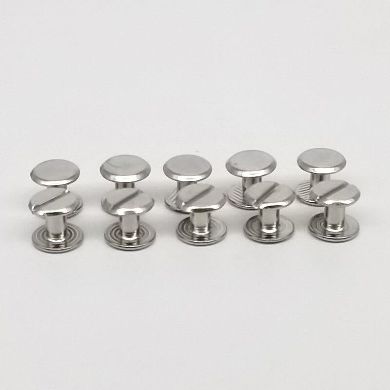 Carbon Steel Buckle Screw Nails for Leather Belt DIY Rivets