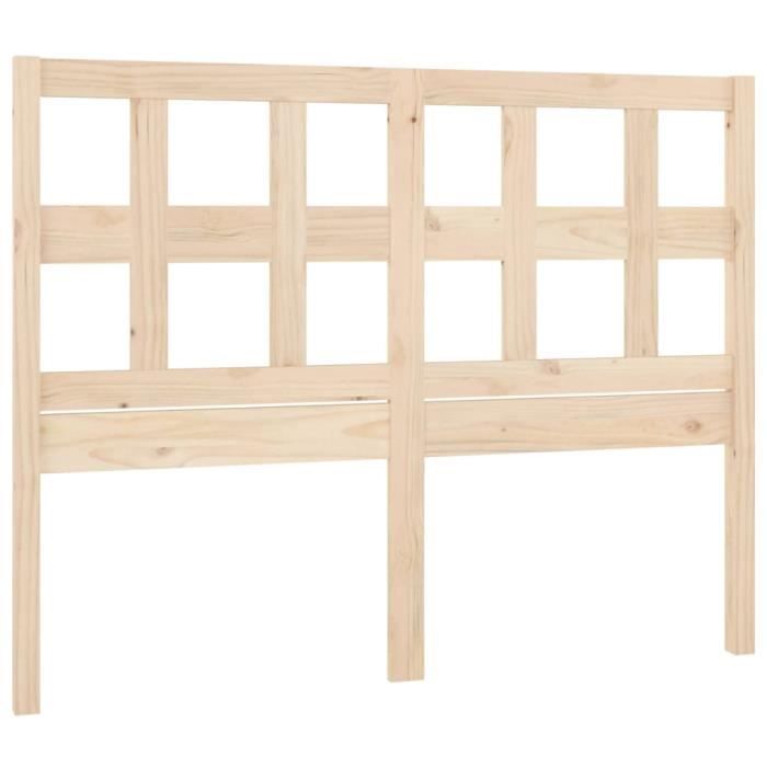 VidaXL Headboard 125.5x4x100 Cm Solid Pine Wood 818910