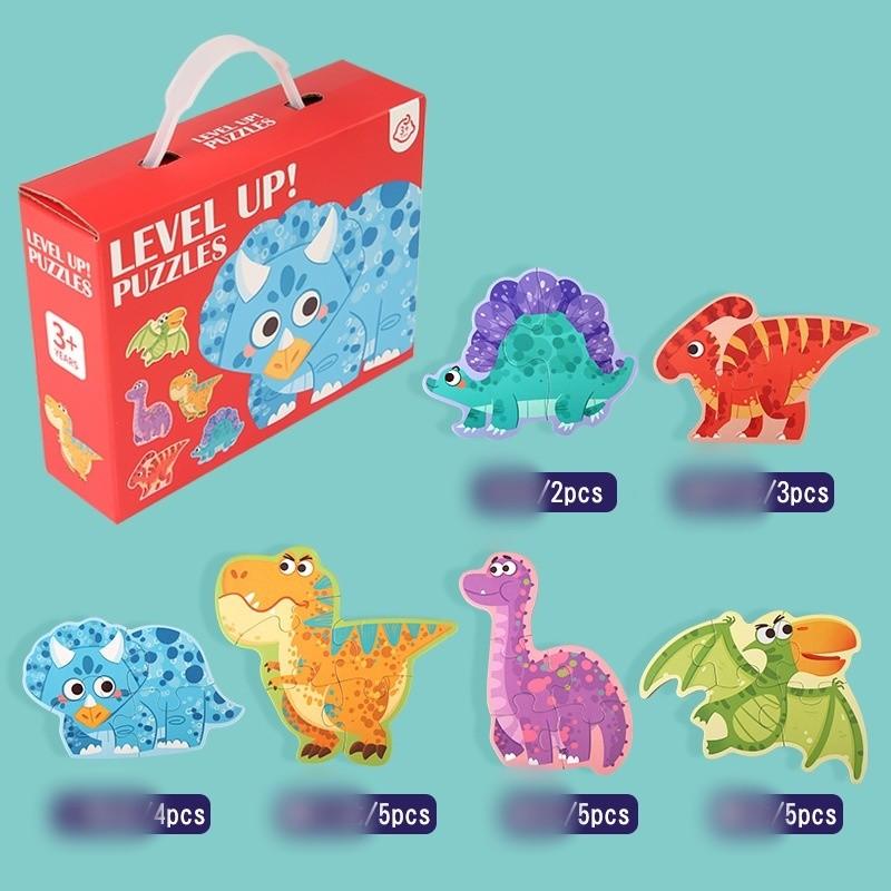 Animal World Jigsaw Puzzle Set For Kids With Storage Bag Educational Toy For Preschoolers