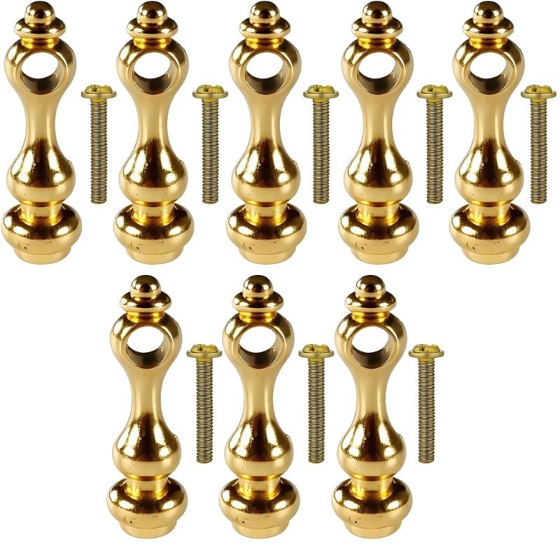 

Set Of 10pcs Elegant Brasses Hardware Fittings Kitchen Club Railings For Securing Glass Panel On Wine Rack And Shelves 1