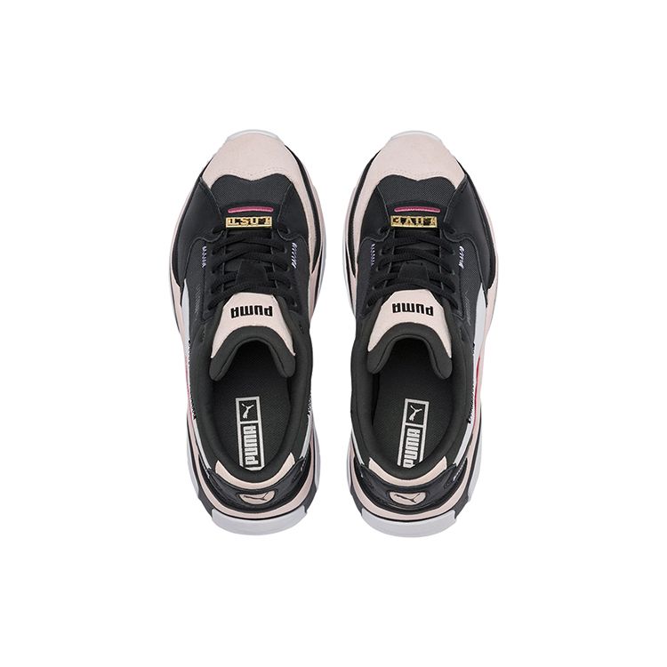 Puma Storm Anti-Valentinstag Low-Top Lifestyle-Sneakers Damen-Sneakers Schwarz Pink Weiß 372118-01