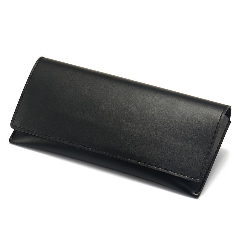 Button leather EVA zipper sunglasses case GM cloth bag magnetic cloud heaven and earth cover glasses case sunglasses