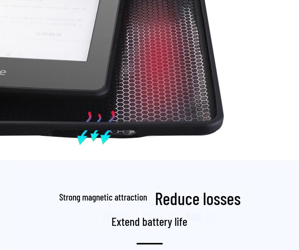 Husă Soft Shell cu Textură de Material în 12 Culori pentru Kindle Paperwhite 543 Youth (2024)