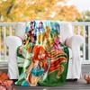 1pc W-Winx Club Theme Blanket - Digital Print, Polyester, Cozy for All Seasons, Perfect for Outdoor, and Travel