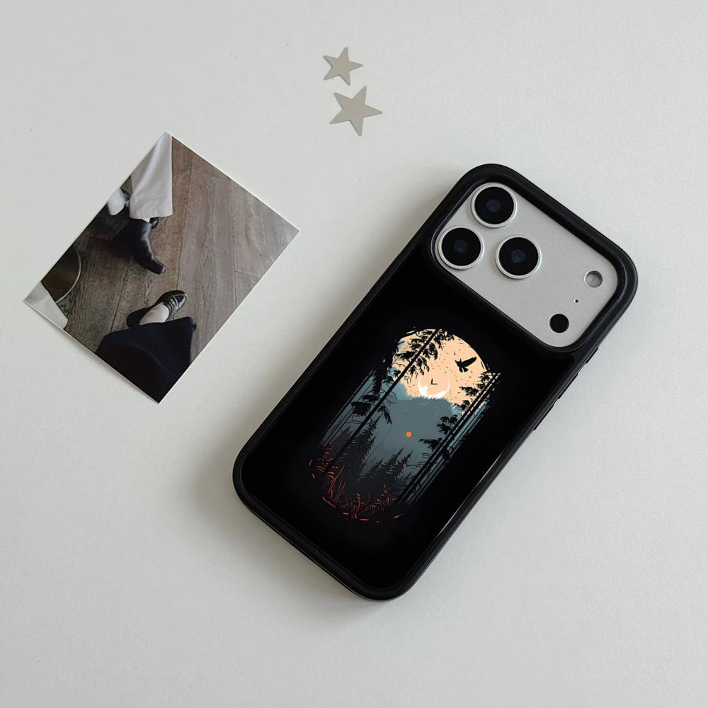 Nature Outdoor Camping Phone Case For IPhone 17 Air 16 15 14 Plus 13 12 11 Pro Max Dual Tone Hard PC Fashion Protective Cover