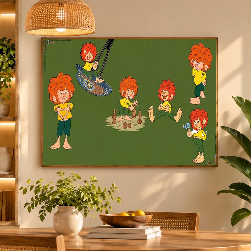5D Diamond Painting Pumuckl DIY Full Drill Diamond Art Kit Home Decoration