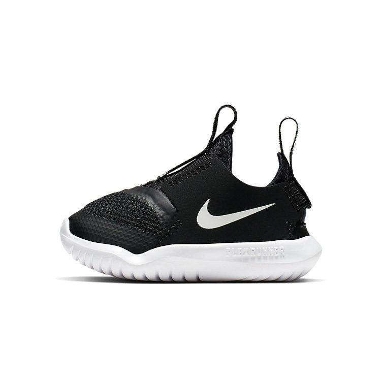 Nike Flex Runner Low top Running Shoes Black Infant And Toddler AT4665-001