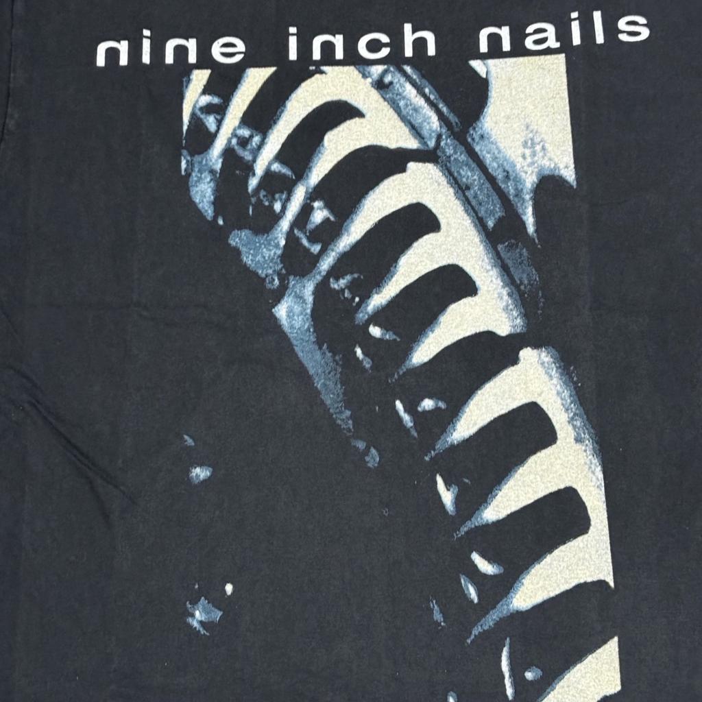 Vintage Nine Inch Nails Now I’m Nothing 1991 Μέγεθος L Μπλουζάκι Μονής Ραφής REPRINT
