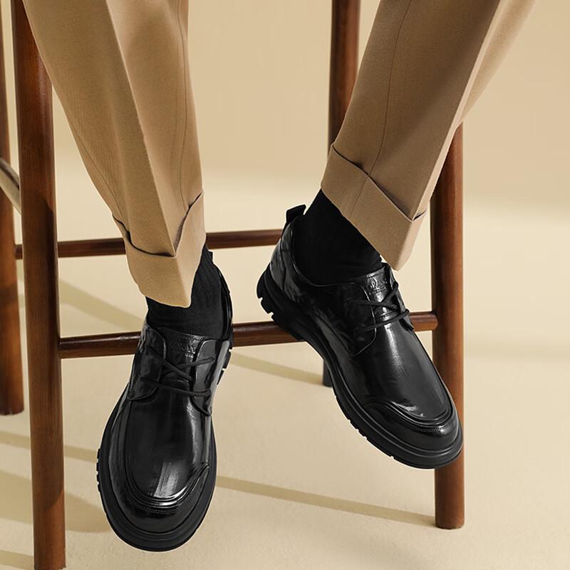 Aokang Men s Business Soft-Soled Lace-Up Casual Shoes 40