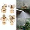 Ugello Nebulizzatore da 1/2" Ottone Atomizzatore Raccordo Spray Connettore Tubo Nebulizzatore Irrigatore Acqua Regolabile per Giardino Prato Irrigazione