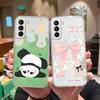 Back Cover For Samsung S21 S22 S23 Ultra Plus S6 S7 S9 Edge Bumper Case Screen Protector Luxury Graffiti Butterfly Silicone Soft TPU Transparent Shell