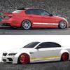 2 ks Samolepky na auto závodní pruhy Vinylové obtisky Vnější doplňky Pro BMW řady 3 E46 E90 F30 E30 E36 M3 E92 F31 G20 E93 F34 G28