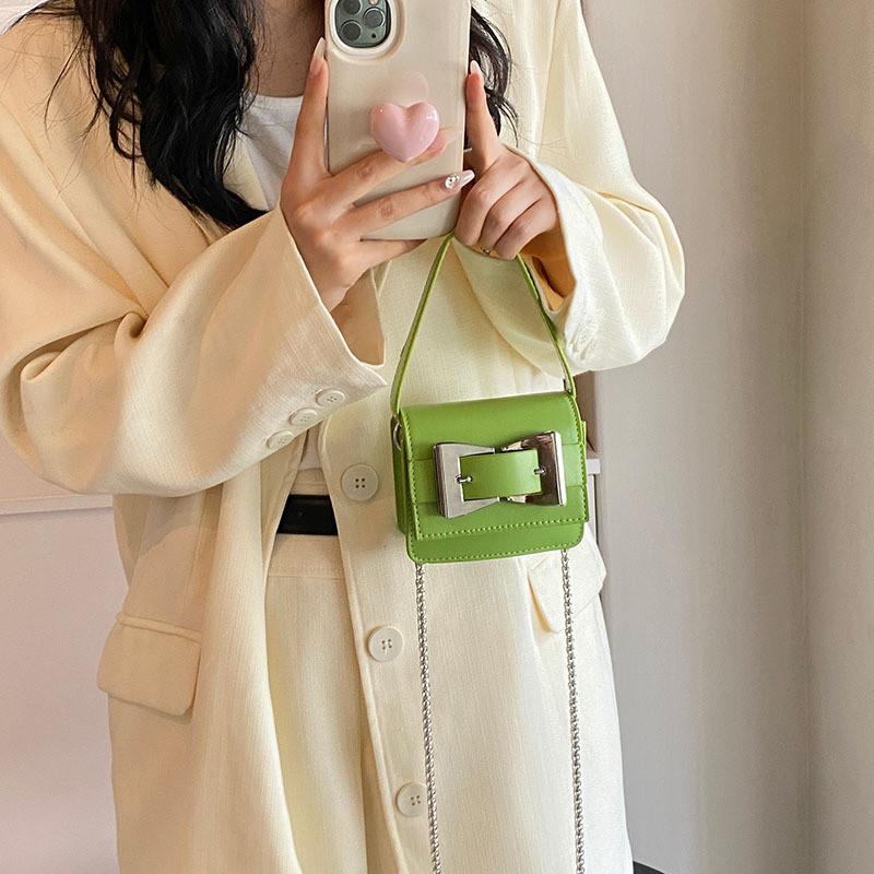 Trendy Mini Handheld Bag For Women 2024 Stylish Chain Shoulder Crossbody Bag