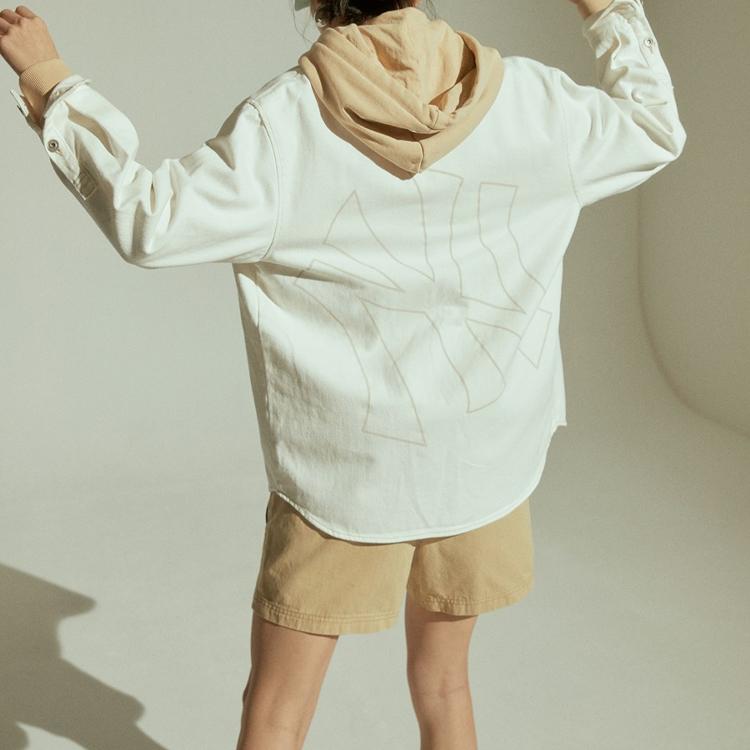 New MLB New York Yankees Shirt Unisex Ivory White 31WSN2111-50I