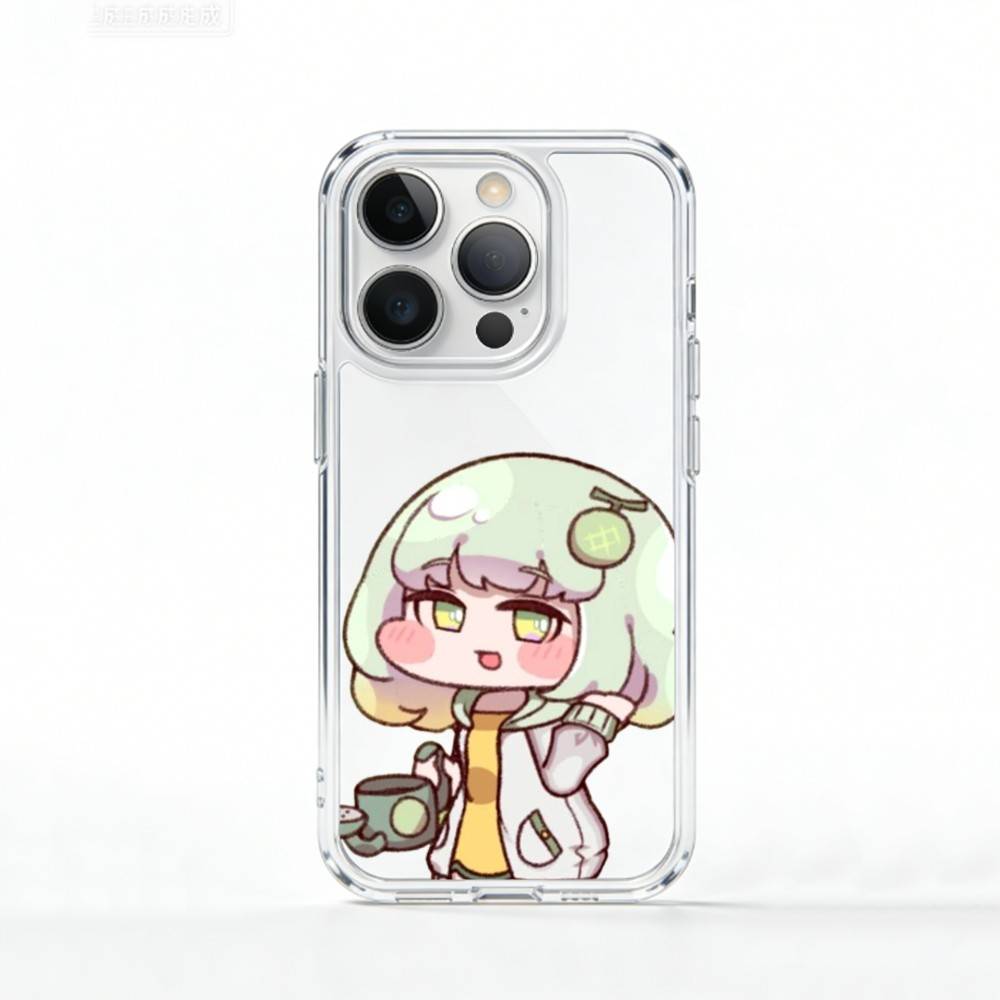 card Game T-Trickcal Chibi Go Phone Case For iPhone 17 16 15 14 13 12 11 Mini Pro Max Plus Transparent Cover
