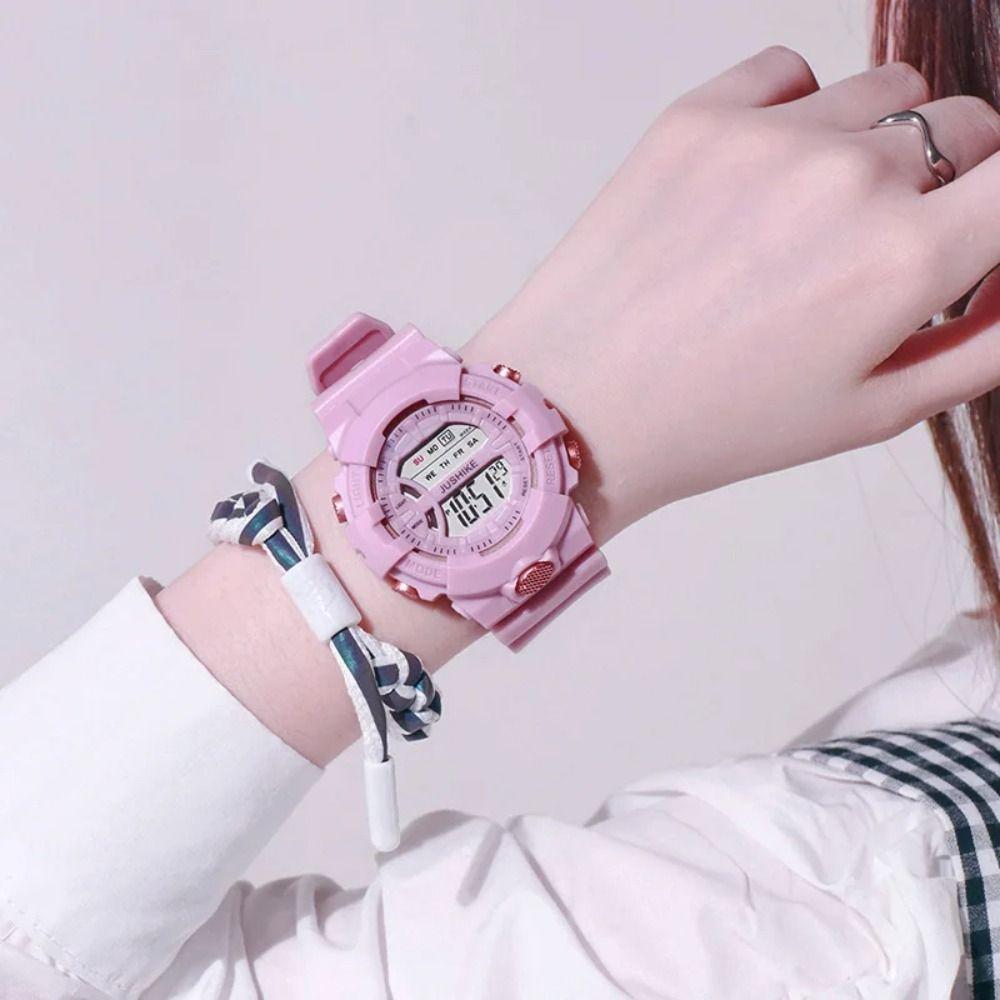 Multifunction Girls Sport Watch Waterproof Luminous Watch 2024 Electronic Wristwatch