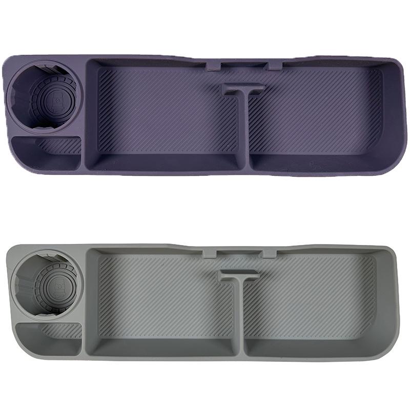 Силиконовый коврик для хранения на приборной панели со стороны пассажира для Leapmotor B10/B01/lafa5 Leapmotor B10/B01/lafa5 Silicone Mat серый