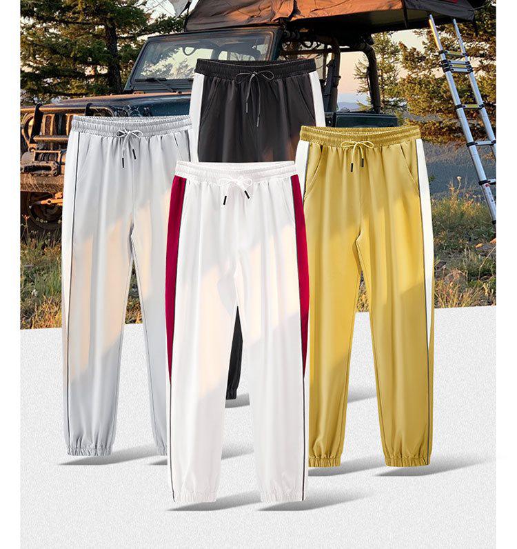 Men's Spring & Autumn Loose Fit Sports Suit: Stand-up Collar Jacket & Long Pants, Plus Size Two-Piece Set