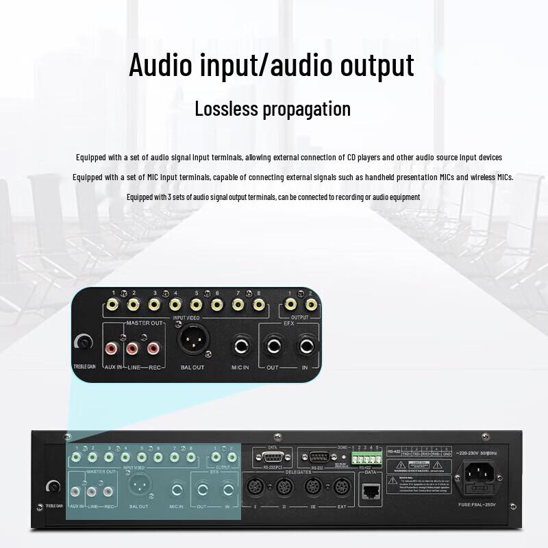 Huidu QH-8900 Digital Conference System Host (CN version)