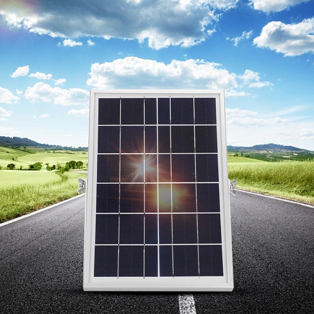 6W IP66 Solar Power Bank  Panel Charger External Battery Charging  6V 1A for Security Camera