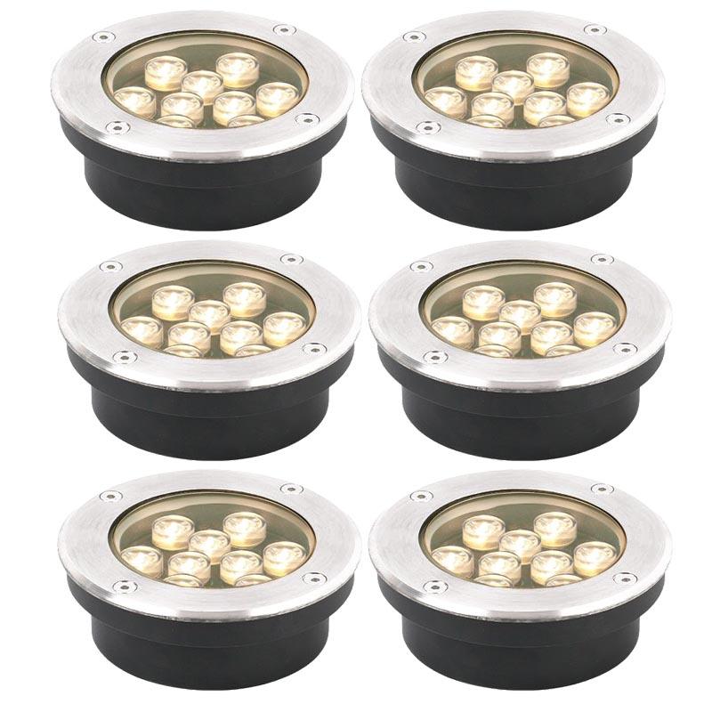 Outdoor Waterproof Garden Spot 220v LED Underground Light Stairs Deck Lights Outdoor Terrace Spot Led Landscape Lighting