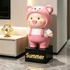 Large Capacity Cartoon Piggy Bank Decorative Figurine Living Room Saving Money Only In Not Out