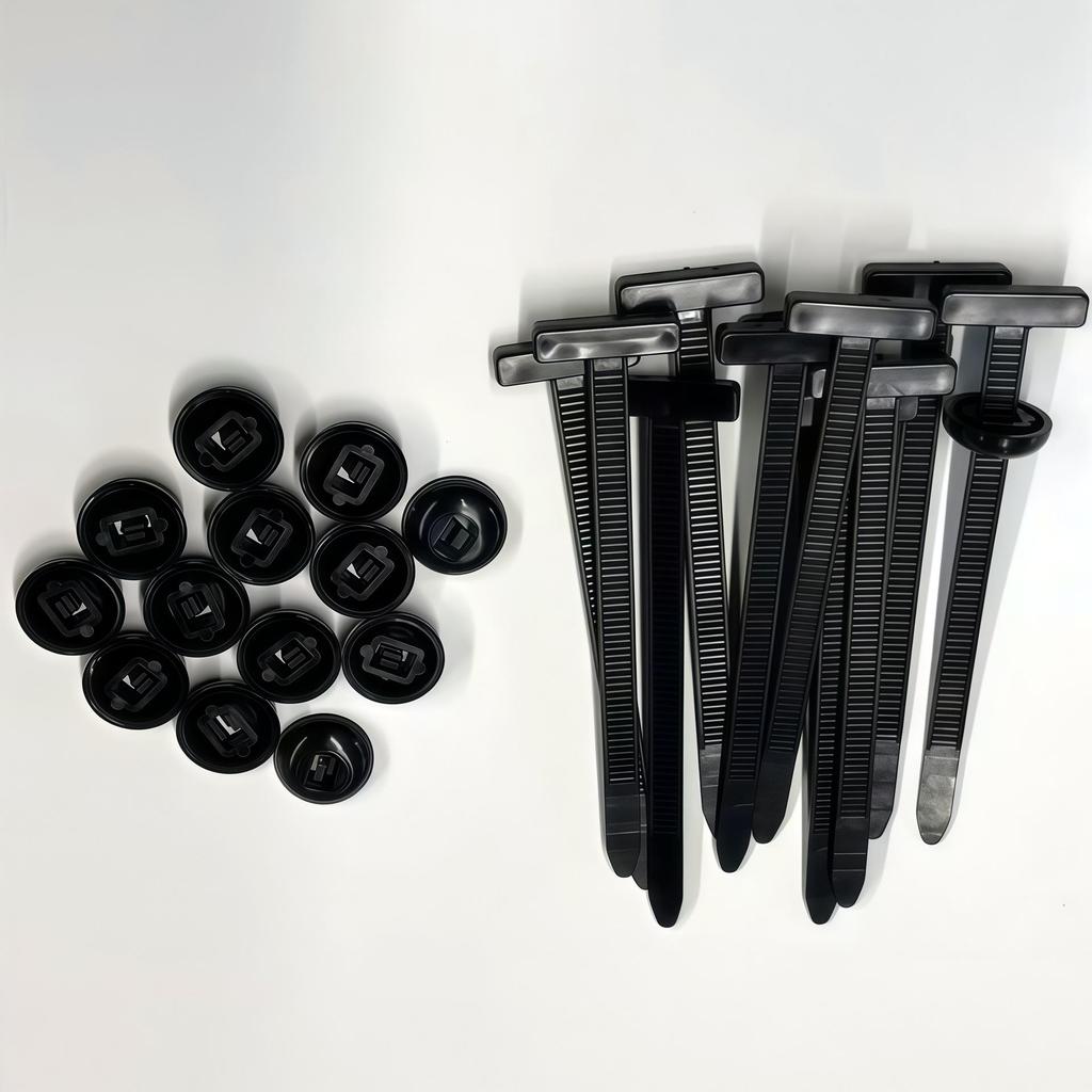 Universal Car Cable Tie Buckle for Fixing Fender, Mudguard, and Trunk Lid
