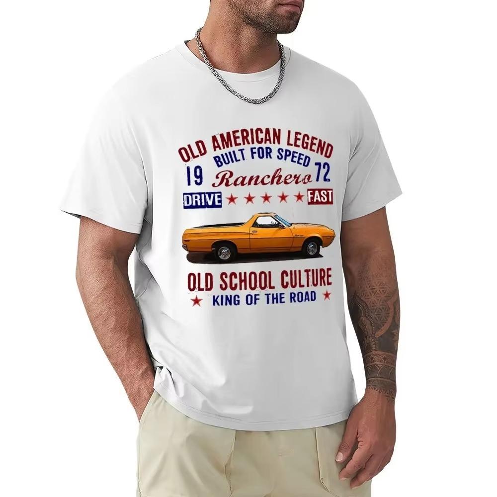 Funny T Shirts Vintage American Car  Ranchero Graphic T-shirt Mens  Tee Shirt  T Shirts Fashion