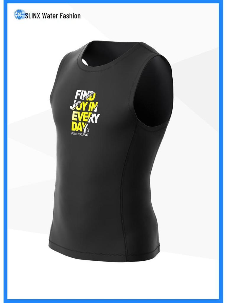 SLINX Men's Super Elastic CR Warm Sleeveless Diving & Surfing Vest