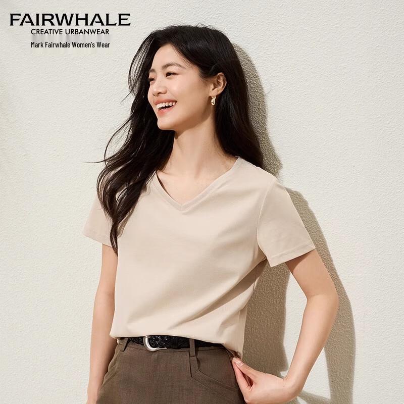 Mark Fairwhale Women's 2025 Summer V-Neck T-Shirt