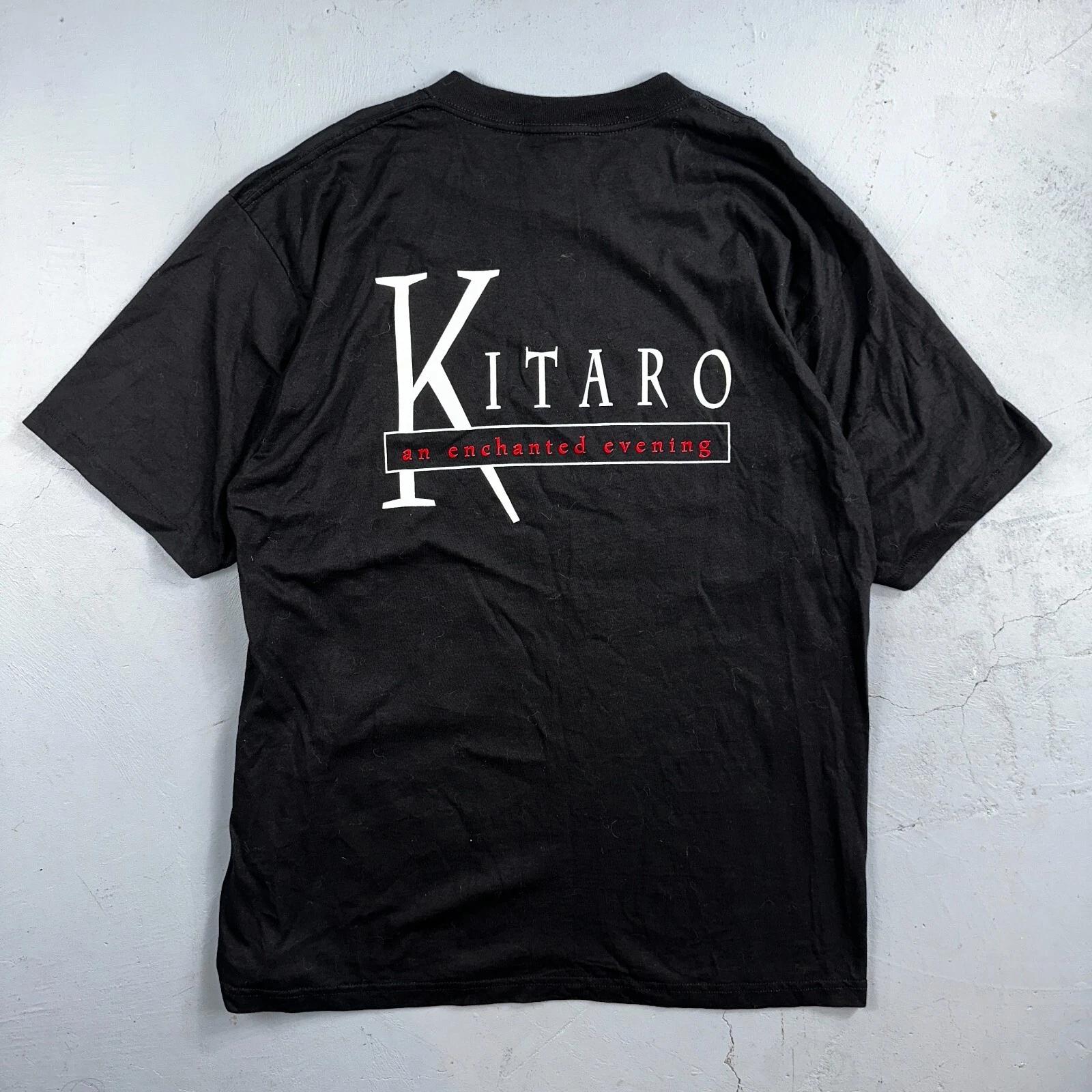 

Kitaro 90s VTG T Shirt Single Stitch Music Band Japanese Rare Acoustic XL XL