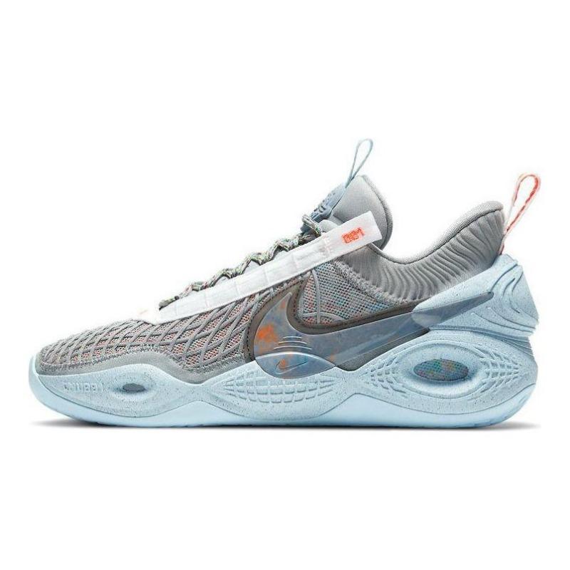 Nike Cosmic Unity 1  Space Hippie  Men s Round Toe Lace-Up Low-Top Performance Basketball Shoes Grey Blue China Version DD2737-002 EU 42