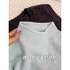 2025 High-end Soft Waxy Small Stand-up Collar Sweater Bottoming Shirt Women Slim Long-sleeved Half Turtleneck Knitted Inner Top