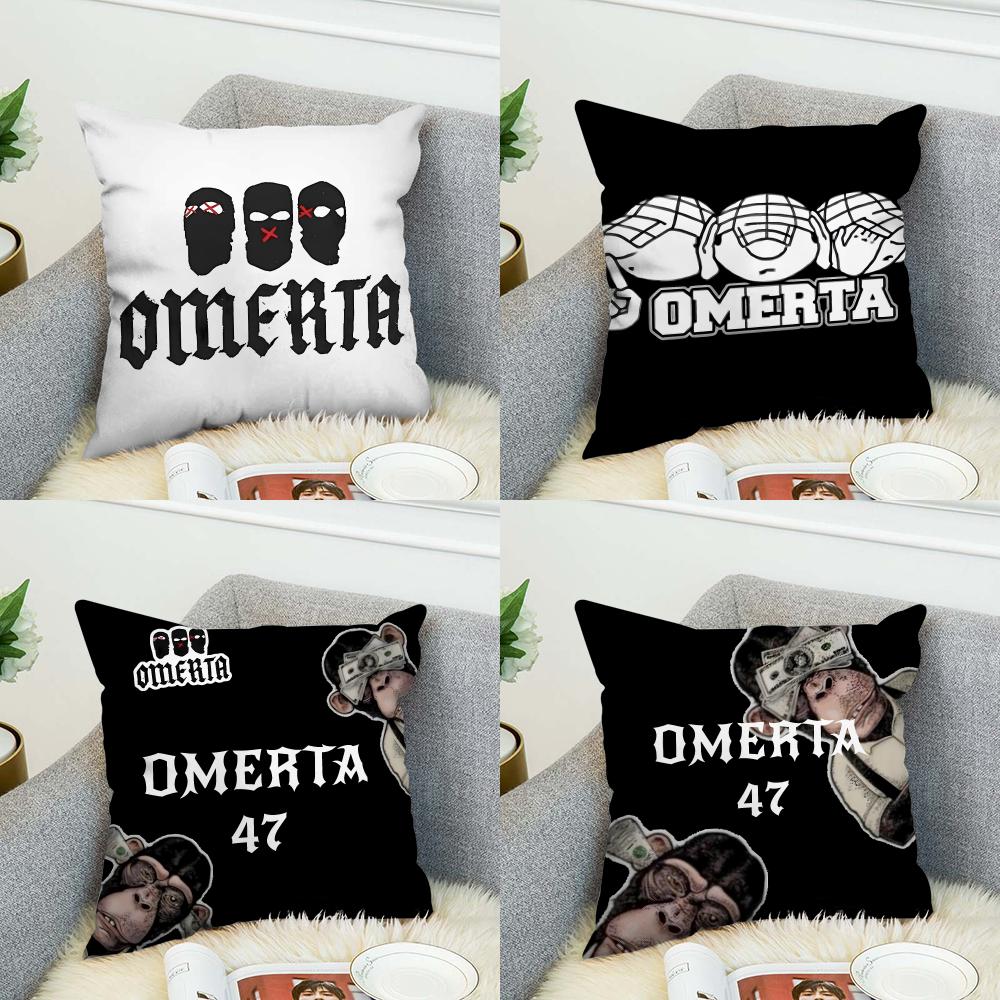 Omertas 47 Maes Pillow Case For Car Sofa Decorative Home Doublesided Print Plush Square Throw Pillow Cushion Cover