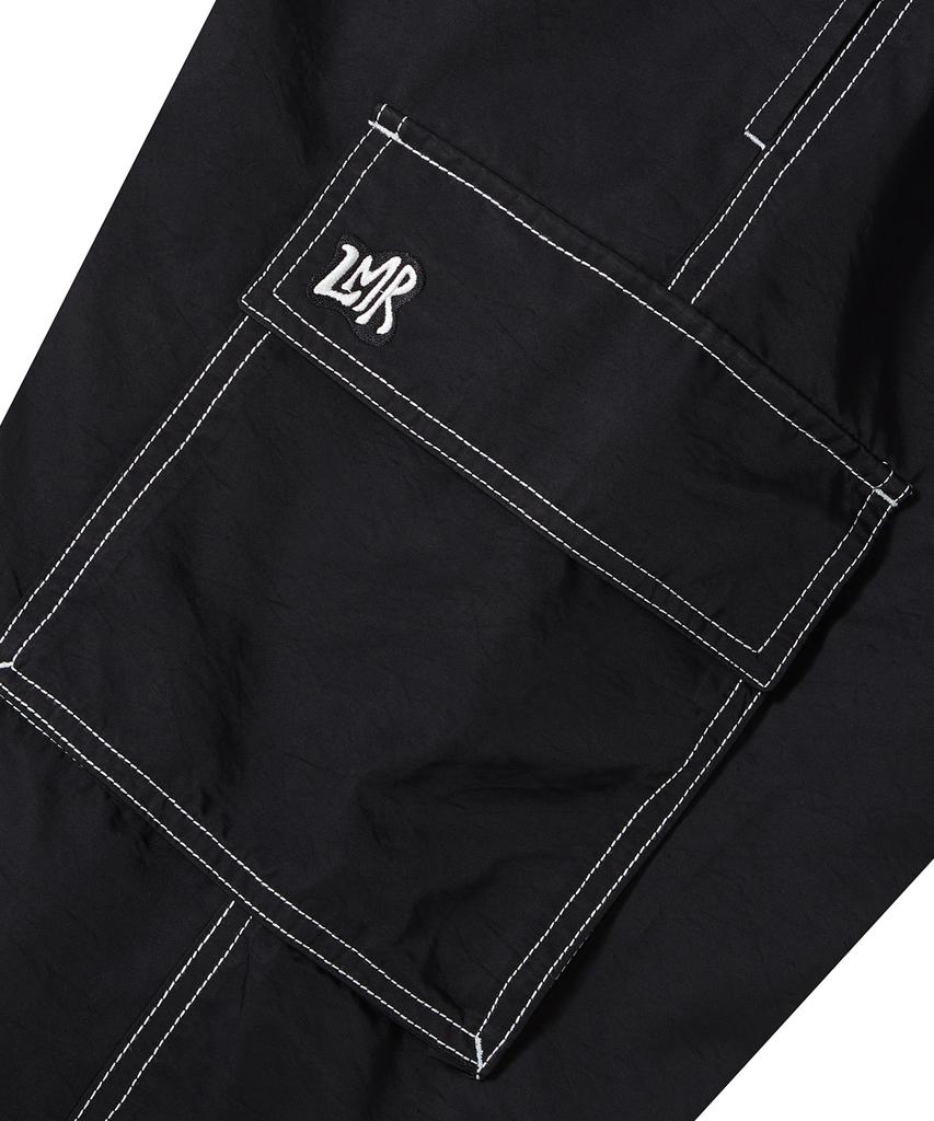 LMR Stitch Cargo String Pants Black