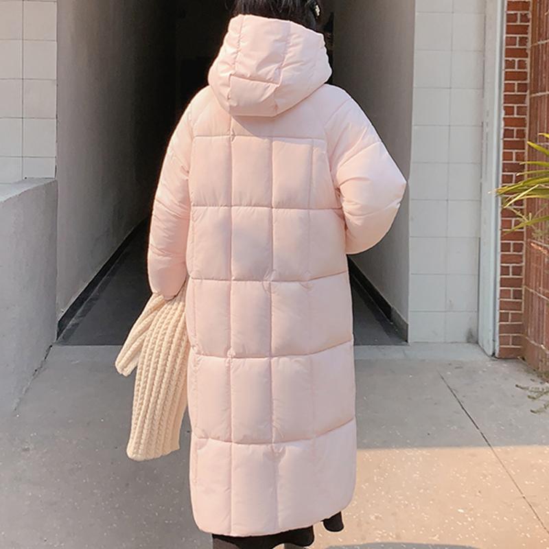 Fashion Woman Winter Long Coats Hooded Loose Thick Warm Parkas Casual Women's Jackets