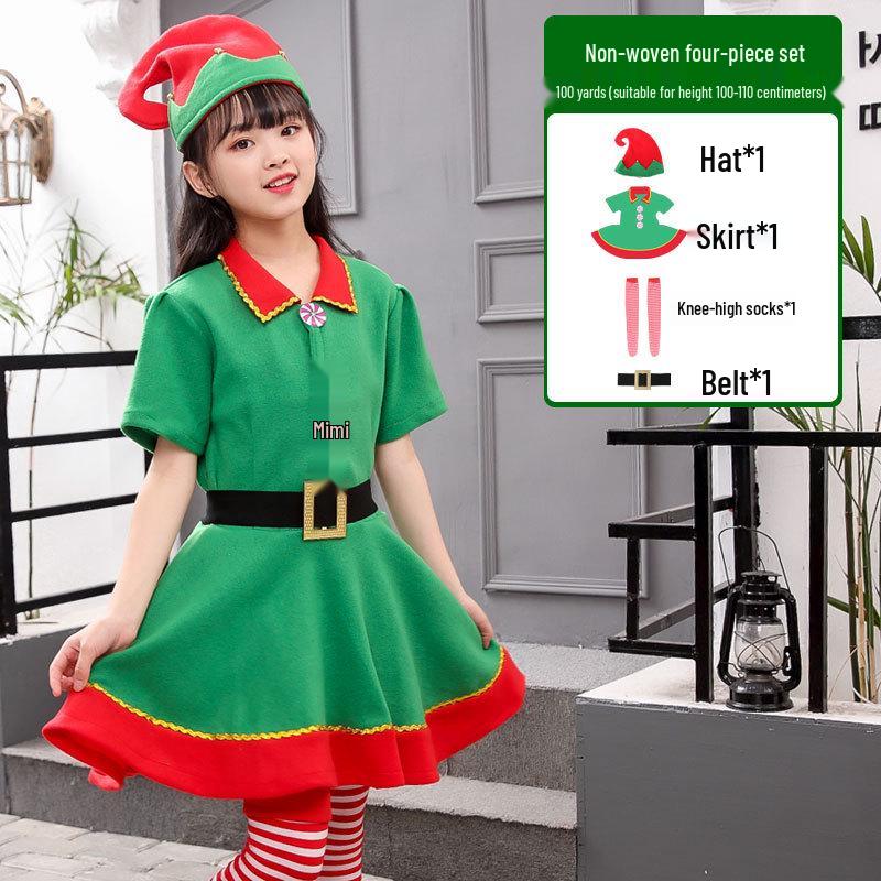 Kinder Weihnachtsmann Kostüm für Weihnachten - Jungen & Mädchen Verkleidungsoutfit