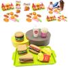 Imaginative Pretend Play Food Set For Kids With Burger Sandwich And French Fries
